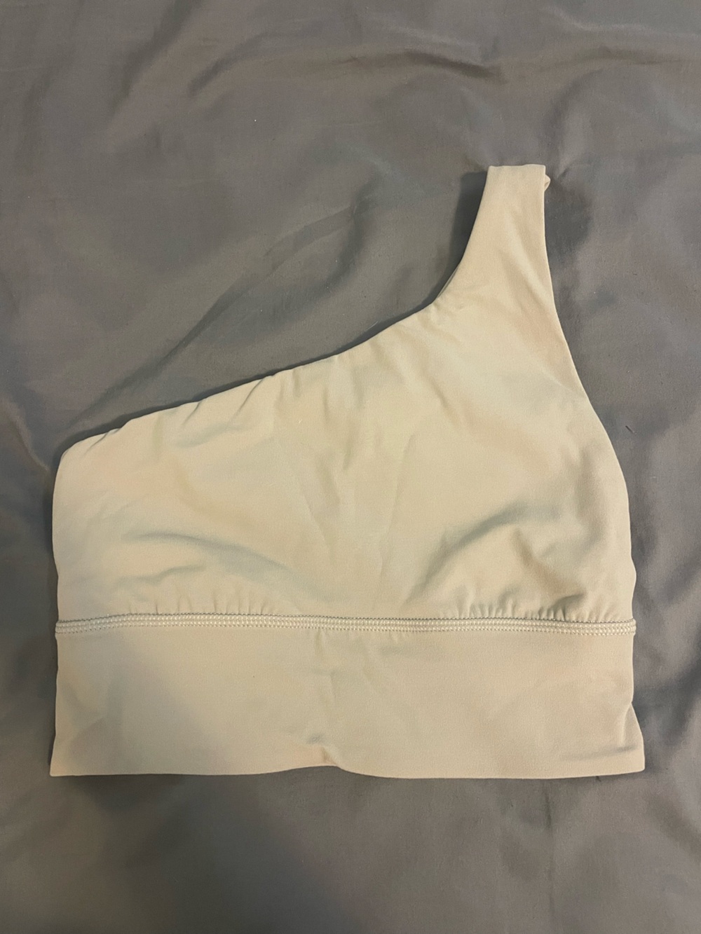 Lululemon one shoulder top in Olive (size 2)